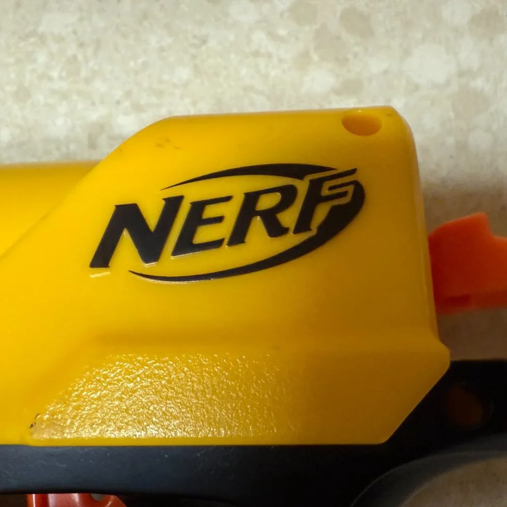 NERF Yellow Orange NSTRIKE SWITCH SHOT EX-3 U HAND CONTROLLER GUN